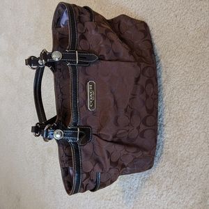 Coach brown shoulder bag